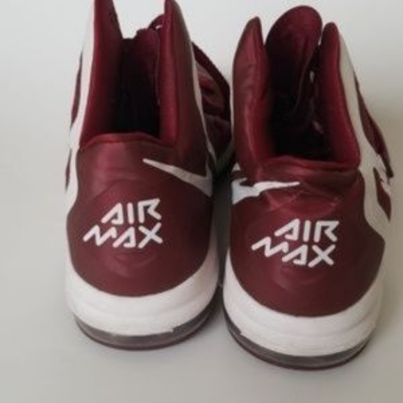 Nike Hyper Aggressor red basketball shoes- A2 - Picture 6 of 8